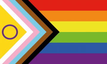 intersex inclusive pride flag